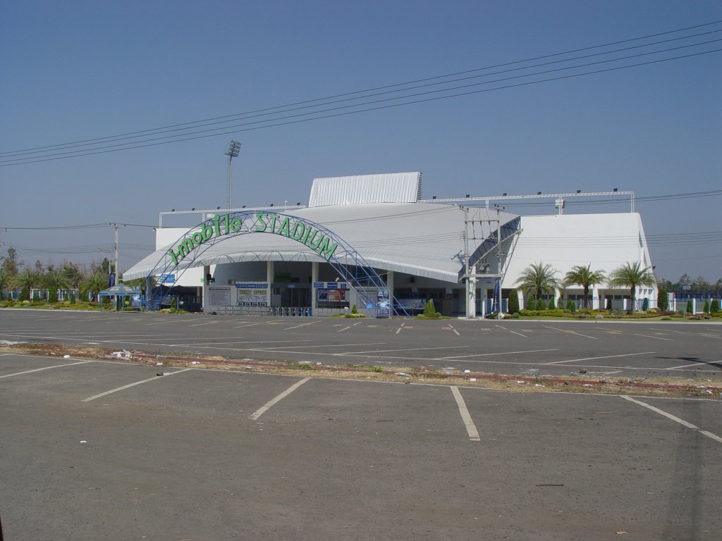 Dies ist das neue Fuballstadion von Buri Ram im Nordosten Thailands (04.02.2011)