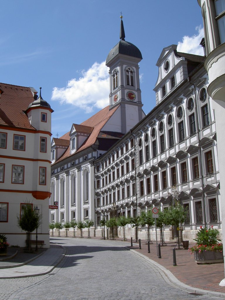 Dillingen, Lehrerakademie und Kollegiatsstiftskirche (24.06.2007)