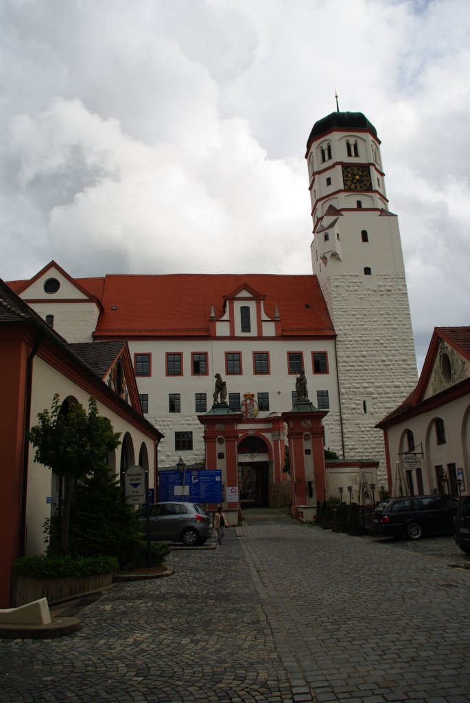 Dillingen, Schloss, ehemaliger Sitz der Augsburger Frstbischfe (08.07.2009)