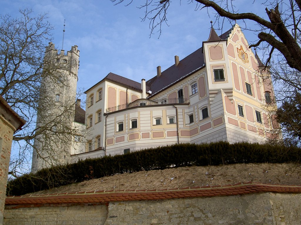 Dischingen, Schloss Trugenhofen, ab 1734 im Besitz der Frsten von Thurn und Taxis, 
Kreis Heidenheim (21.02.2012)