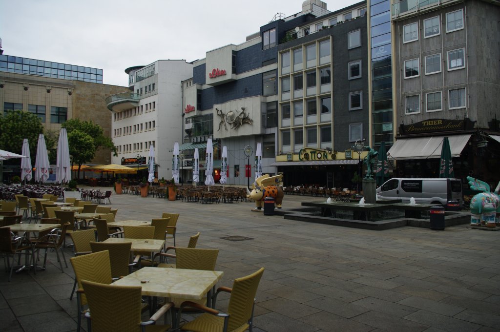 Dortmund, Gastronomie am Alten Markt (31.07.2011) 