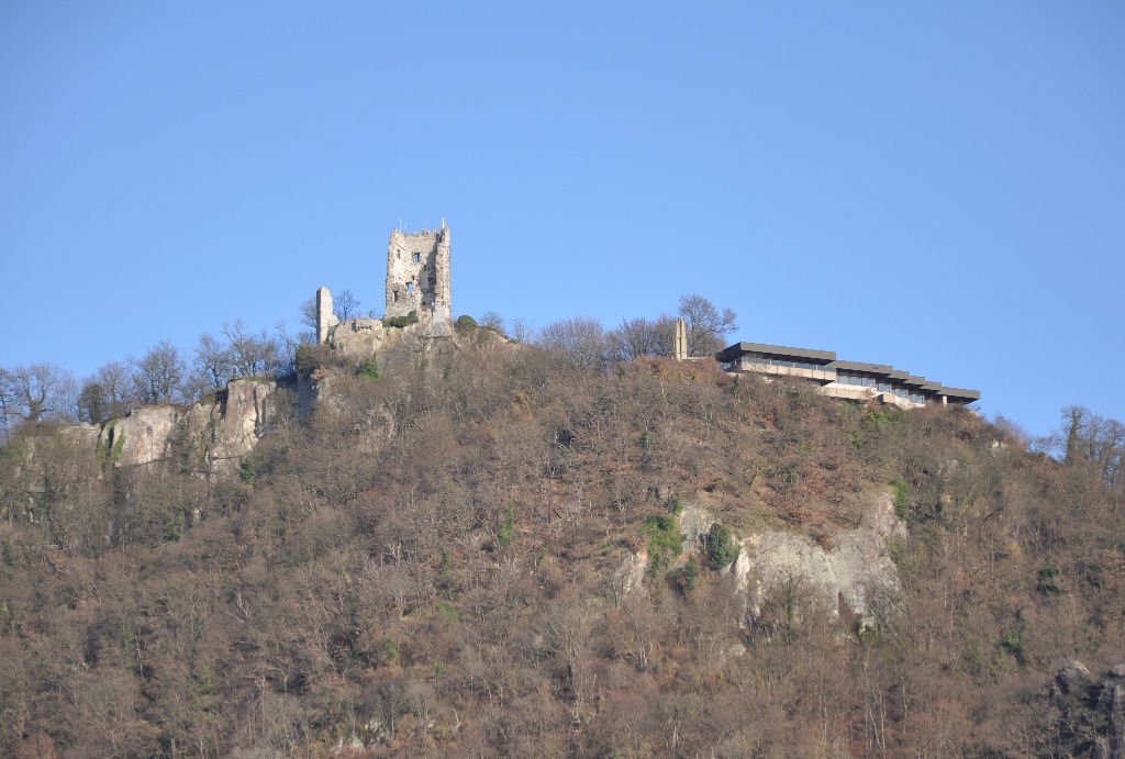 Drachenfels (Siebengebirge),  der hchste Berg Hollands , 321 m ber NN, 04.12.2009