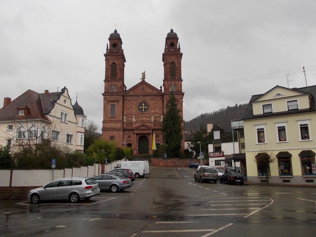 Eberbach Neckar....St. Johannes Nepomuk Kirche.25.12.2012