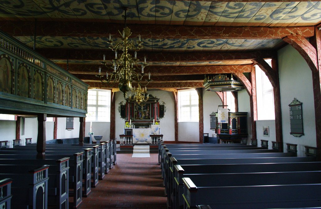 Eckfleth, St. Anna Kirche, Altar von 1624 (25.05.2011)