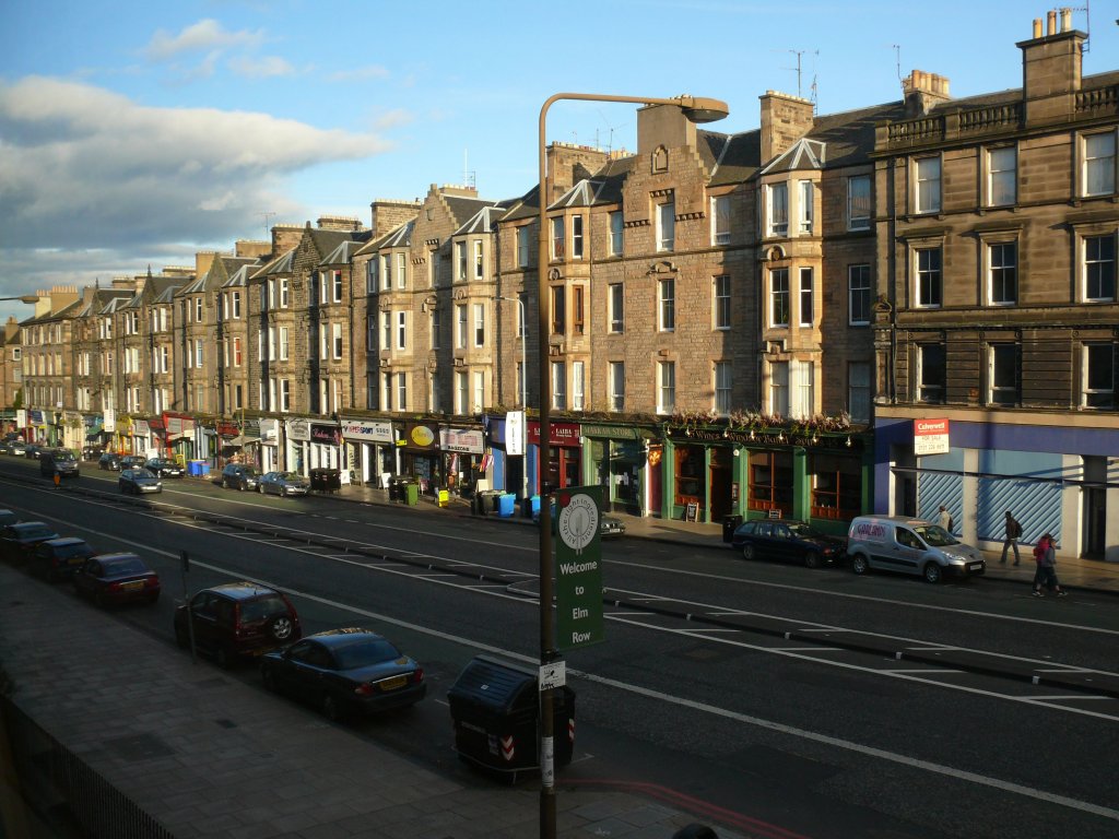 Edinburgh am 20.10.2010, Leith Walk, die Verbindung von der Princes Street zum Hafen.