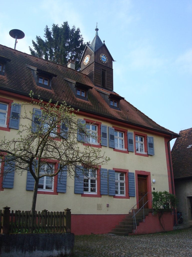 Eichstetten am Kaiserstuhl,
das Dorfmuseum im ehemaligen Schulhaus,
April 2010