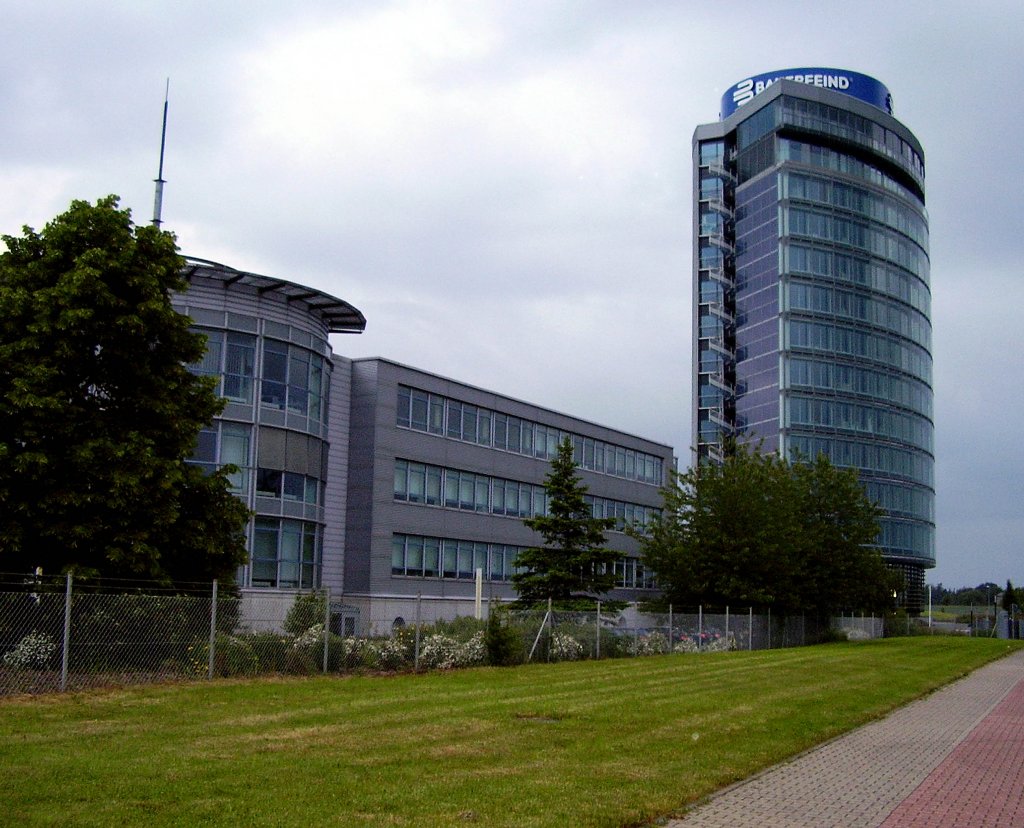 Ein Blick auf den Bauerfeind Turm und auf das Gelnde. Foto 28.05.2009