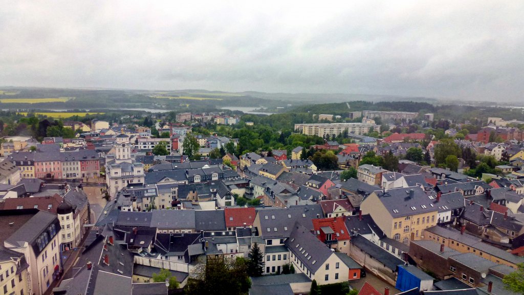 Ein Blick auf das Rathaus in Zeulenroda. Foto 17.05.13