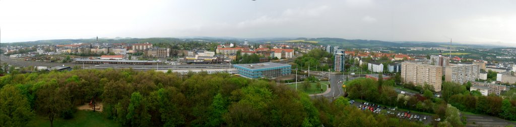 Ein Blick auf die schöne Stadt Plauen. Foto 03.05.2012