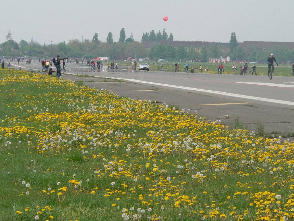 Ein neuer Park fr Berlin! Der ehemalige Flughafen Berlin Tempelhof wurde gestern endlich der ffentlichkeit zugnglich gemacht. Das zog Interessierte aus ganz Berlin an. 9.5.2010