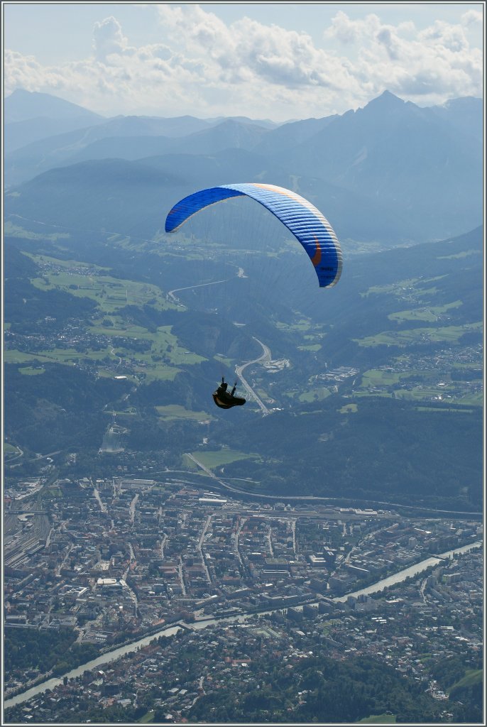 Eine etwas andere Sicht auf Innsbruck. 
17. Sept. 2011