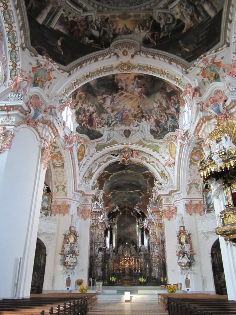 Einsiedeln, Chor der Klosterkirche (11.08.2012)