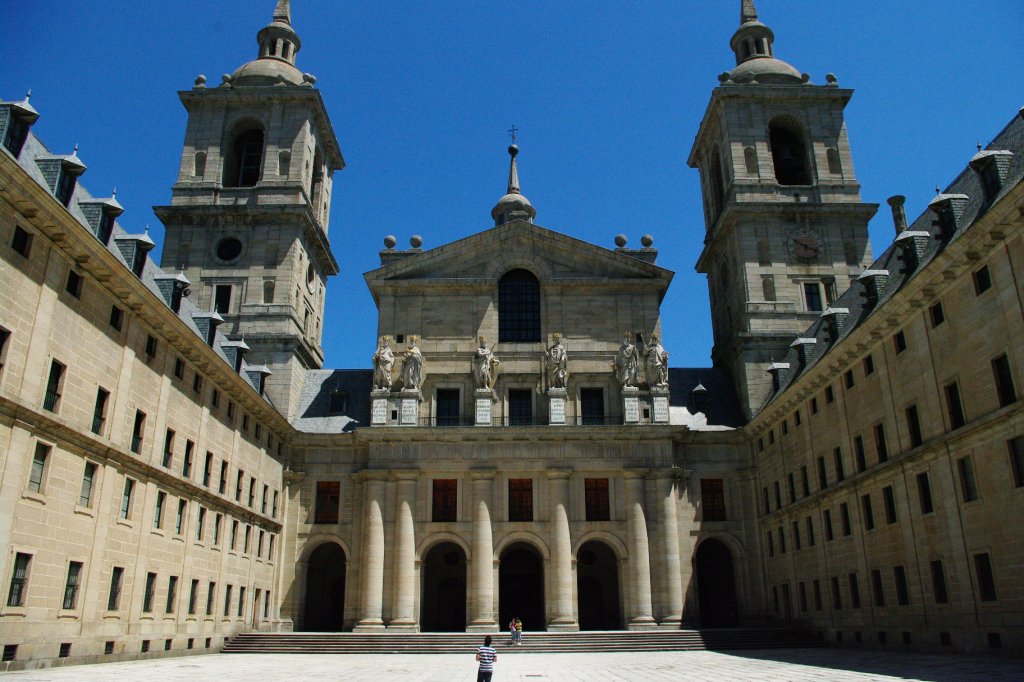 El Escorial, Fassade der Basilika (21.05.2010)