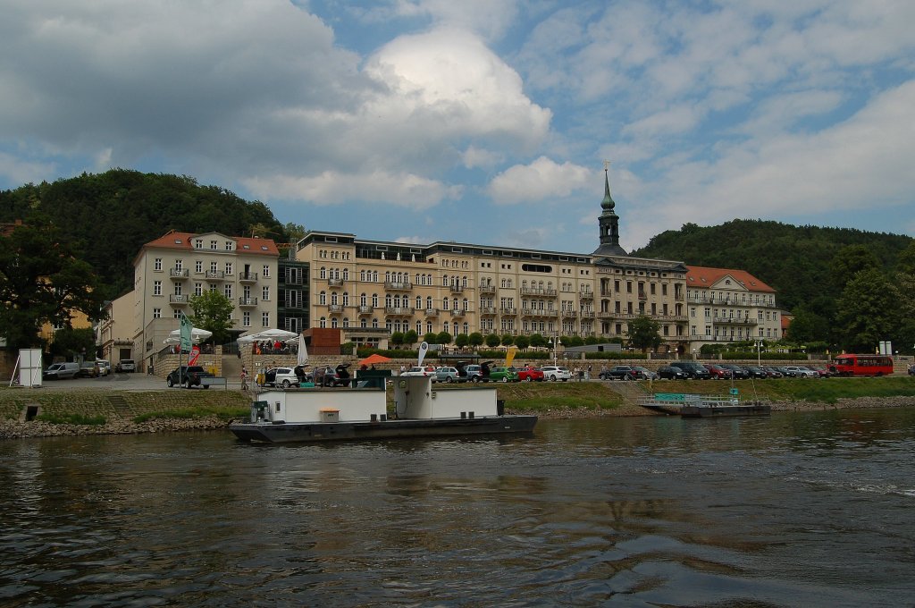Elbpromenade in Bad Schandau. 28.05.2011 Staedtefotos.de