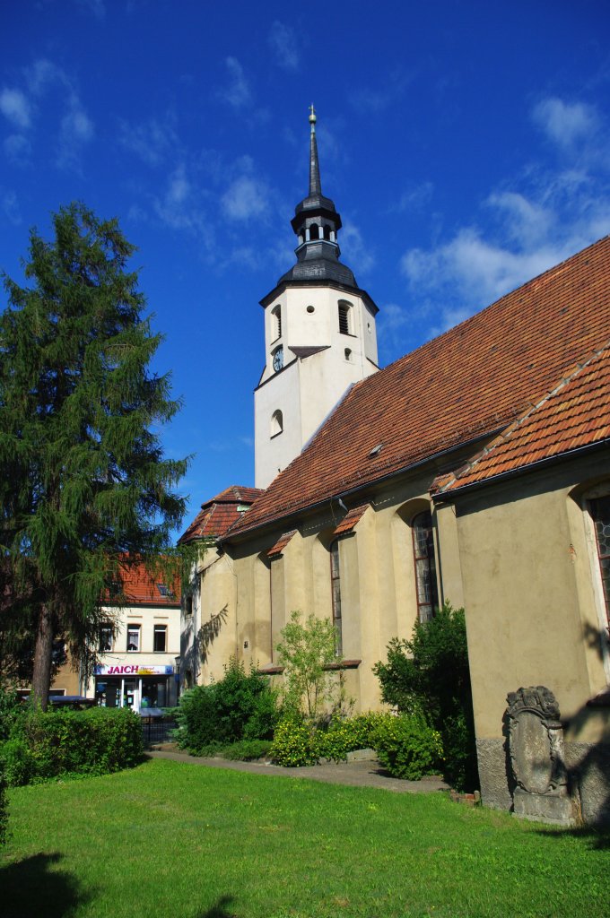 Elsterwerda, Ev. Stadtkirche St. Katharina, erbaut im 15. Jahrhundert, Kreis 
Elbe-Elster (24.07.2011)
 