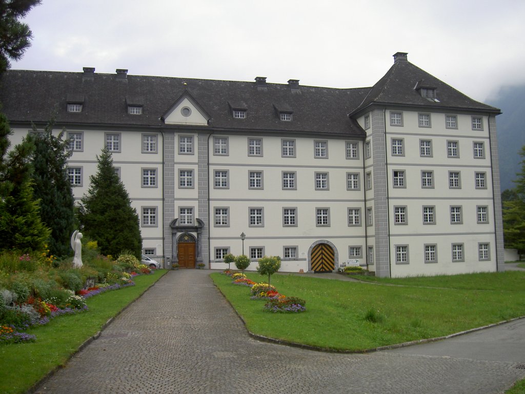 Engelberg, Benediktinerkloster, gegründet 1120 nach einer Schenkung von Konrad von 
Sellenbüren, Kanton Obwalden (05.09.2010)
