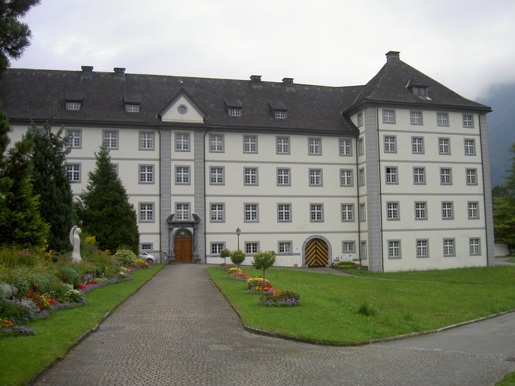 Engelberg, Benediktinerkloster, gegrndet 1120 nach einer Schenkung von Konrad von 
Sellenbren, Kanton Obwalden (05.09.2010)