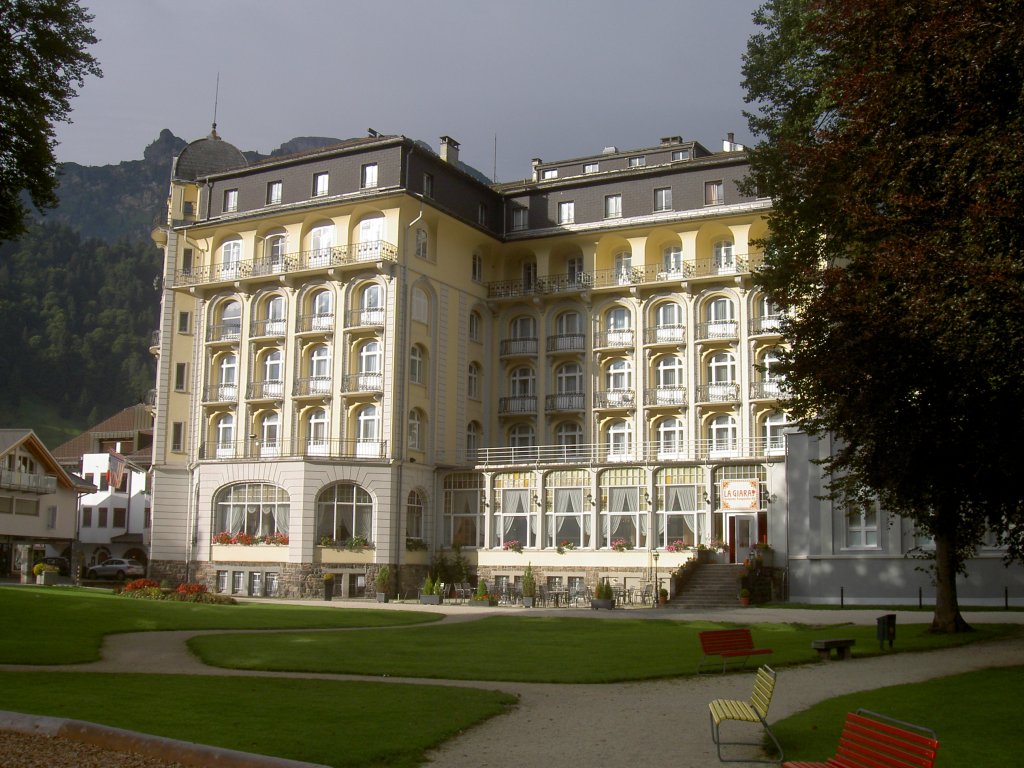 Engelberg, Jugendstil Hotel Europischer Hof (05.09.2010)