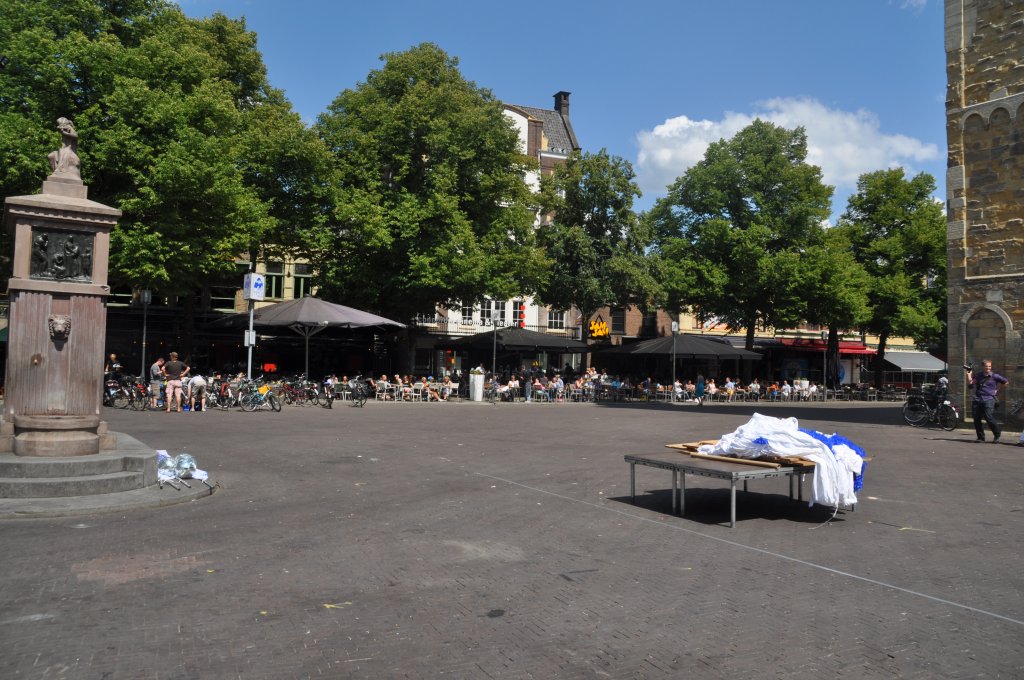 ENSCHEDE, 23.07.2010, der Oude Markt (Alter Markt)