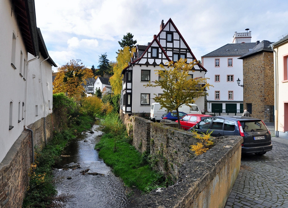 Erft-Bachlauf durch Bad Mnstereifel - 30.10.2010