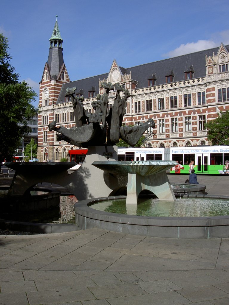 Erfurt, Angerplatz mit Postamt (12.06.2012)