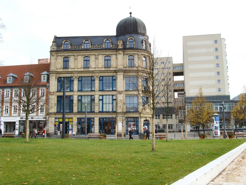 Erfurt, Neuwerkstrasse mit Blick zum Sdring, November 2009