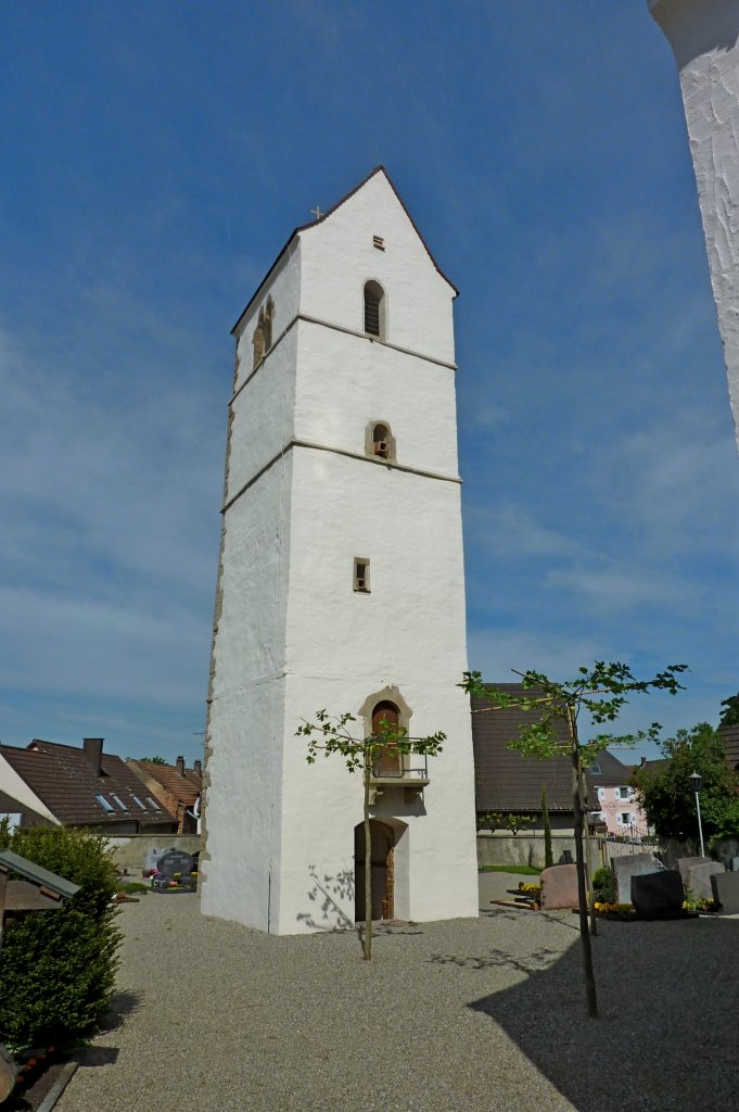 Eschbach, der Glockenturm seit 1888 ohne Kirchenschiff, Juli 2012