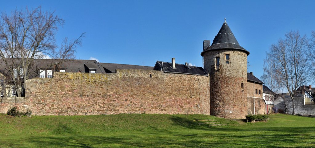 Euskirchen - Teile der Stadtmauer - 17.02.2013