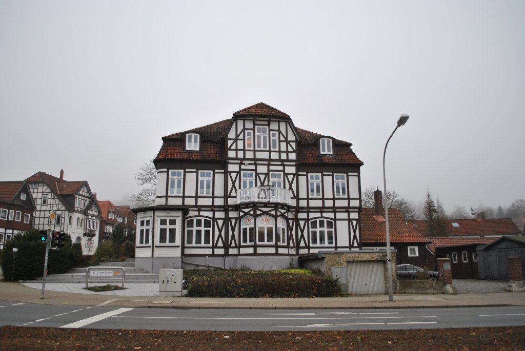 Fachwerkaus in Goslar, am 14.11.10.