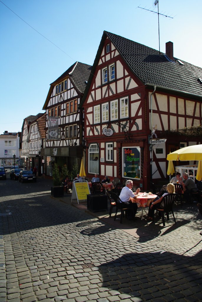 Fachwerkhuser in der Eisenbacher Torstrae in Lauterbach (13.04.2009)