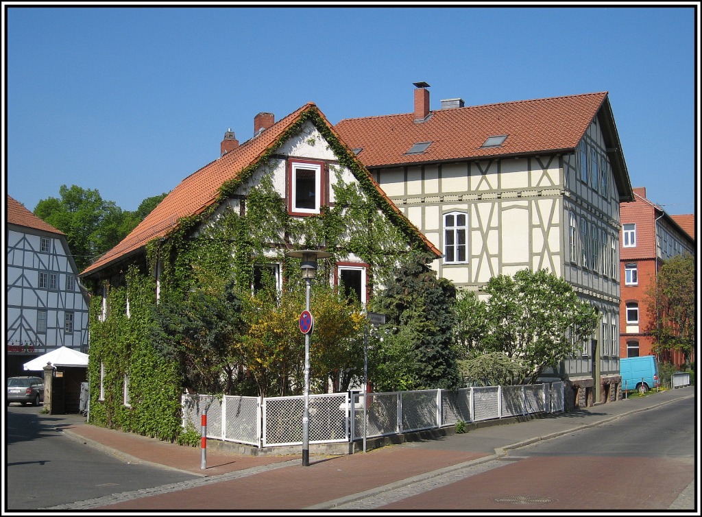 Fachwerkhuser in Gttingen, aufgenommen am 23.04.2011.