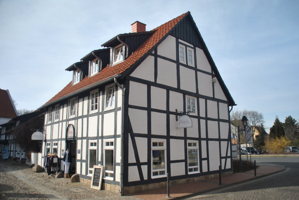 Fachwerkhaus in 31515 Wunstdorf. Foto vom 21.03.2011.