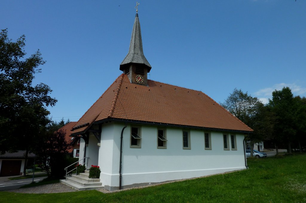 Faulenfrst im Hochschwarzwald, die Kapelle St.Joseph wurde 1951 erbaut, Aug.2011