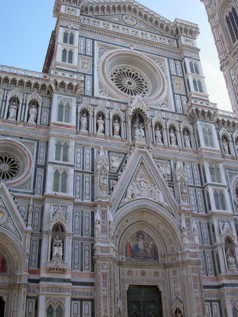 Florenz, Kathedrale Santa Maria del Fiore, Westfassade (13.10.2006)
