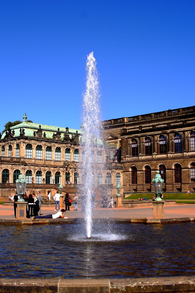 Fontne im Dresdner Zwinger, aufgenommen am 06.10.2011.