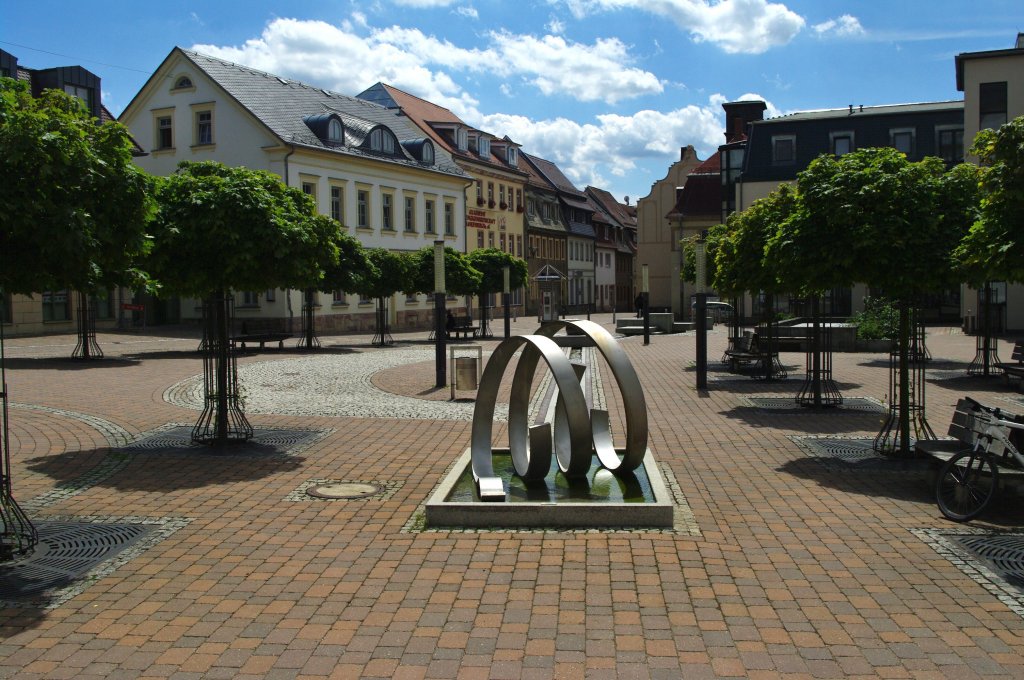 Frankenberg, Kirchplatz, Landkreis Mittelsachsen (19.07.2011)