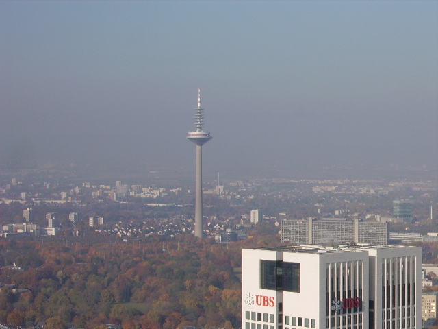 Frankfurt am Main von Maintower aus am 31.10.10 