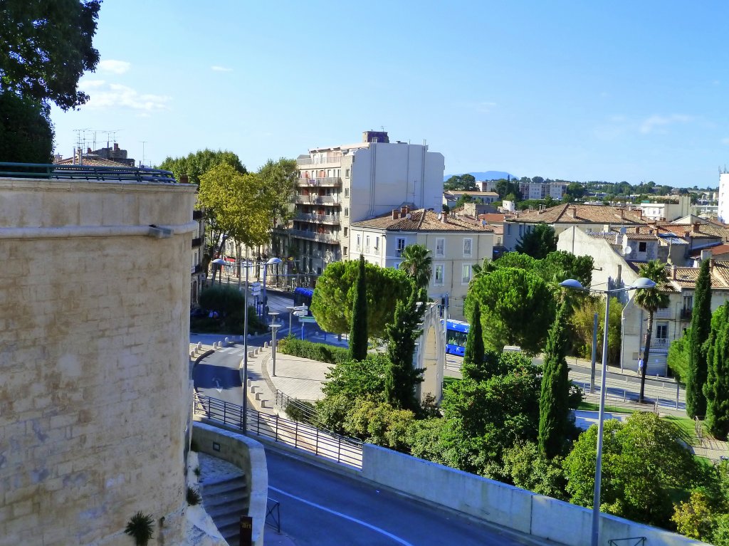 Frankreich, Languedoc-Roussillon, Hrault, Montpellier, Boulevard Louis Blanc beim Corum, 31.07.2011