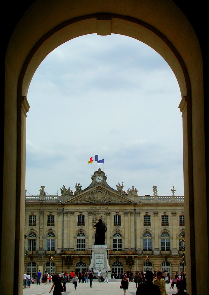 Frankreich, Lothringen, Nancy, Place Stanislas, Htel de Ville, 27.06.2010