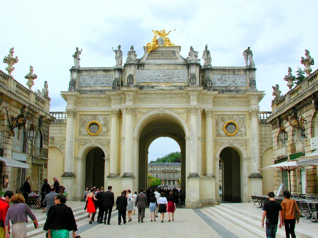 Frankreich, Lothringen, Nancy, Rue Hr am Stanislas Platz, 27.06.2010