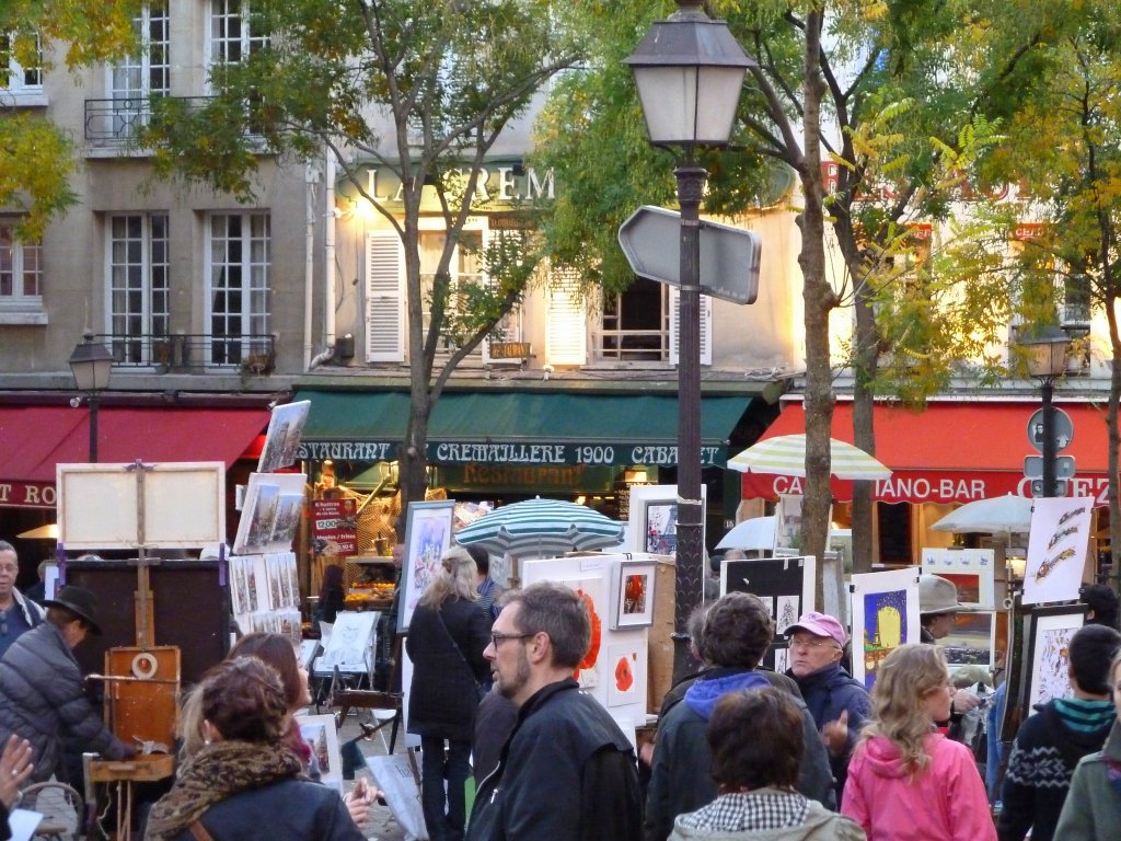 Frankreich, Paris 18e, Montmartre, Place du Tertre, 04.11.2010