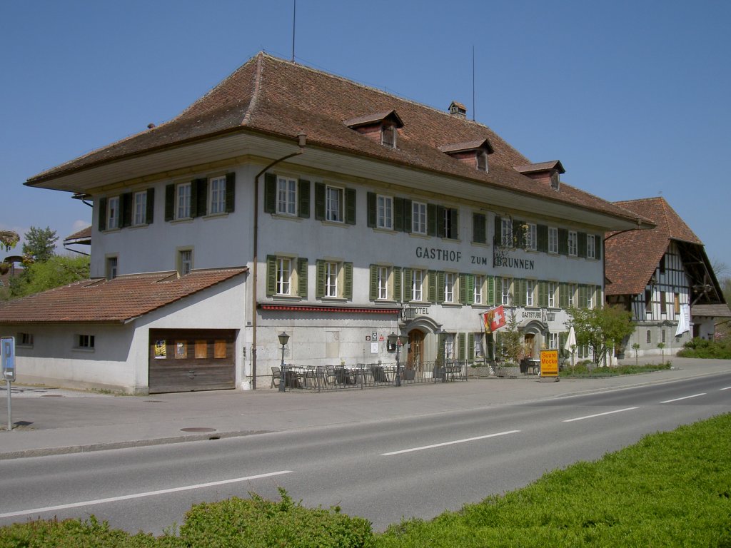 Fraubrunnen, Gasthof zum Brunnen, Berner Mittelland (18.04.2011)