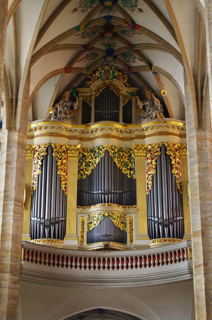 Freiberg, Dom St. Marien, Silbermann-Orgel (19.07.2011)
