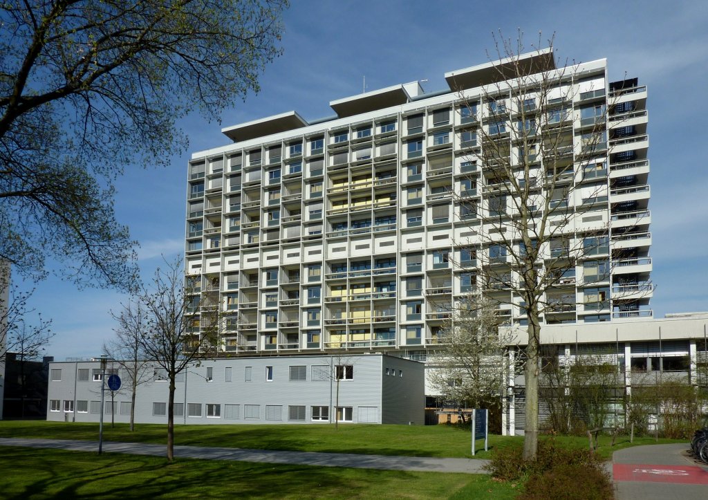 Freiburg im Breisgau, die HNO-und Augen-Klinik der Universitt Freiburg, Mrz 2012