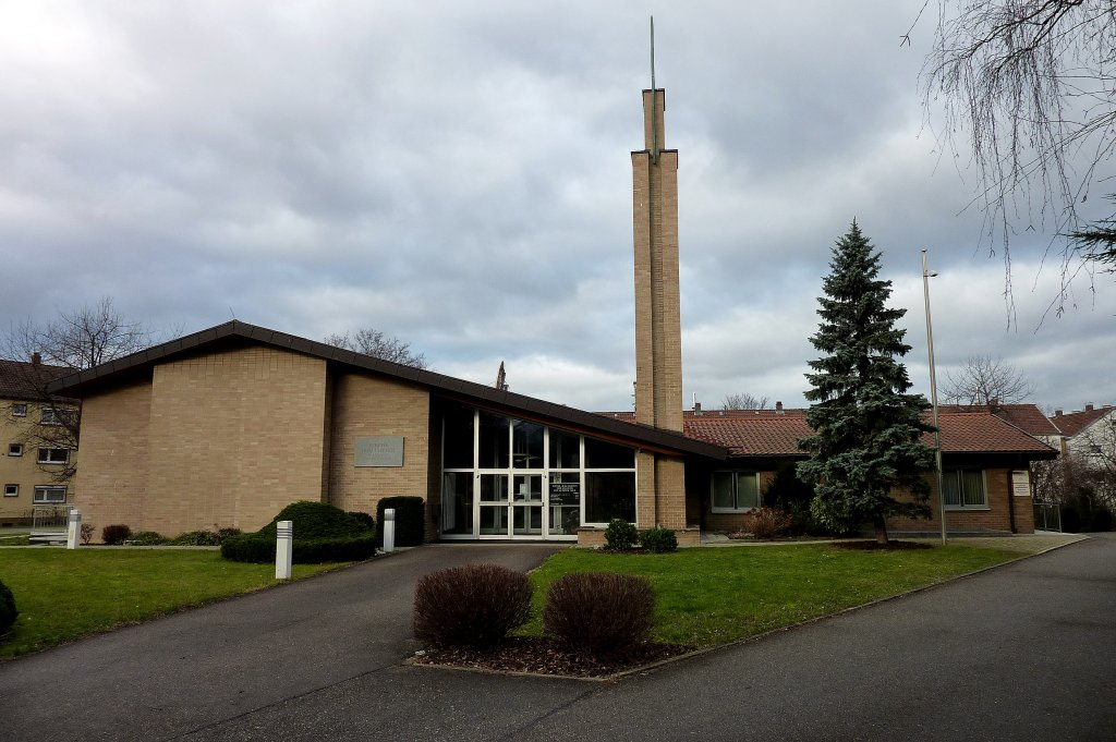 Freiburg im Breisgau, die Mormonenkirche im Stadtteil Haslach, Nov.2011