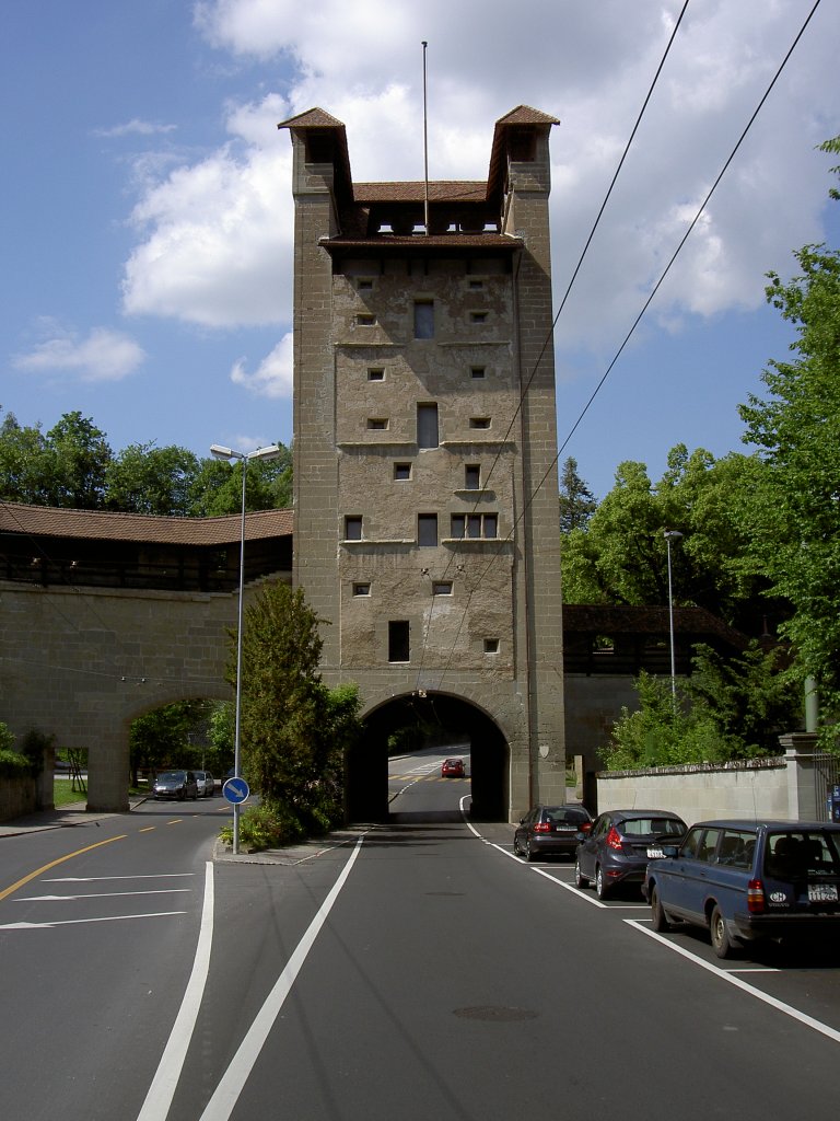 Fribourg, Murtentor der Stadtbefestigung (28.05.2012)