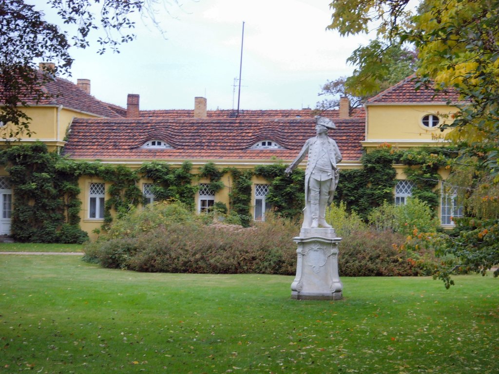 Friedrich der Groe im Park Schlo Sanssouci, Potsdam 3.10.2009