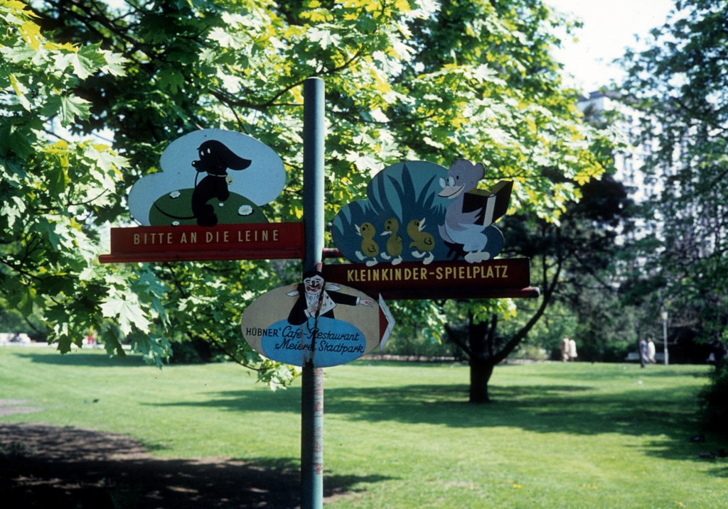Frhling in Wien - am 1. Mai 1976: Stadtpark.