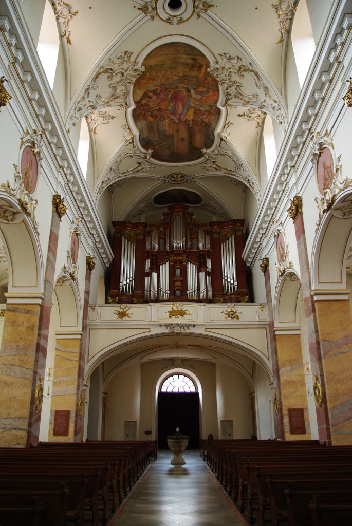 Fulda, St. Blasius Kirche, Orgel von 1837 (01.05.2009)