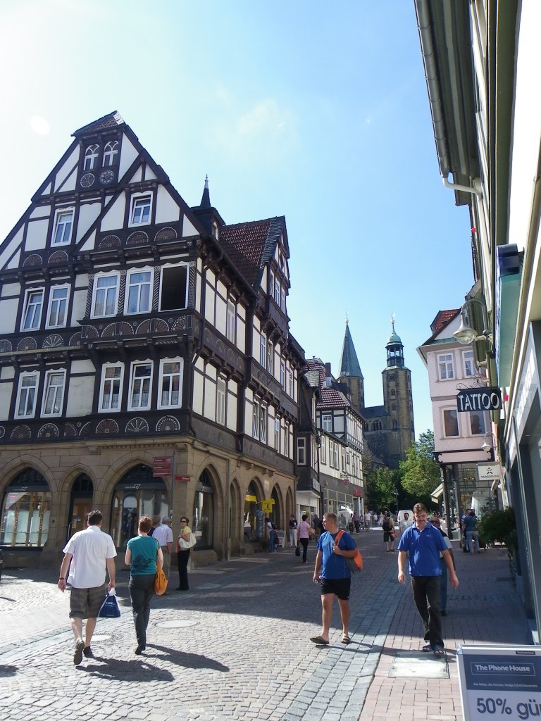 Fugngerzone Goslar im Sptsommer 2010